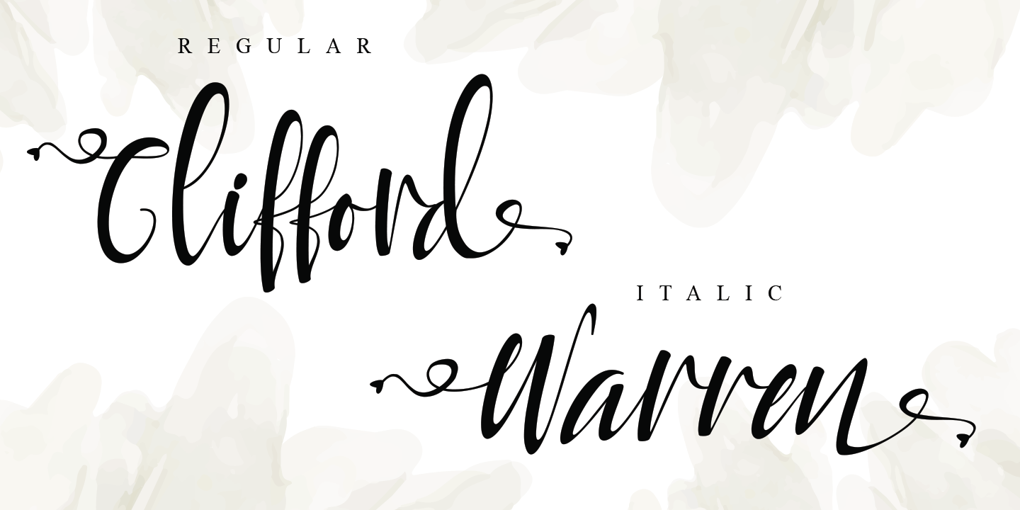 Beispiel einer Rayya Italic-Schriftart